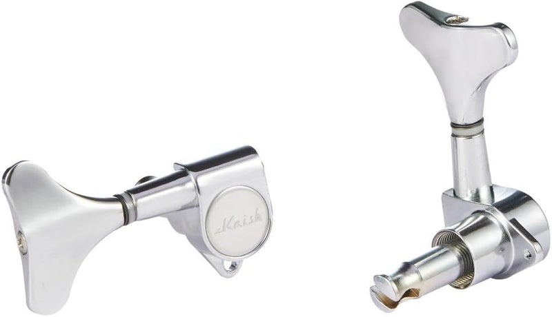 KAISH مفاتيح ضبط البيس المغلقة 4 أوتار 2R2L 18:1 للبيس الكهربائي/الاكoustics من نوع Ibanez/Yamaha باللون الكروم - Image 4